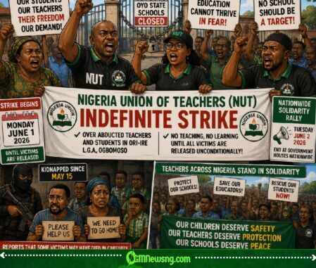 Oyo NUT Shut Down Schools As Ogbomoso K+dnap Crisis Push Teachers Into Indefinite Strike