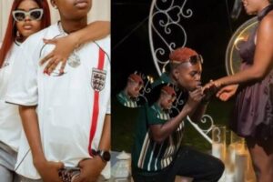 Peller Proposes to Jarvis in Ghana as Fans Celebrate Viral Couple’s Engagement