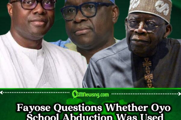 Peter Ayodele Fayose Suggests Oyo School Abduction May Have Political Motives