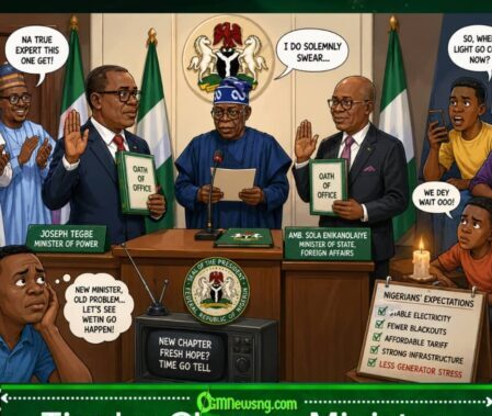 Power Don Change Hand: Nigerians Dey Watch If Light Go Follow Oath of Office