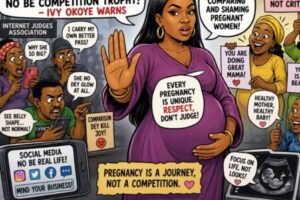 Pregnant Women Don Become Reality Show Contestants? Ivy Okoye Say Make Una Drop The Comparison Habit