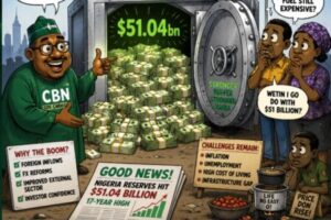 Nigeria “Reserve Boom” at $51bn Don Turn Economic Flex as Hope and Suspicion Collide