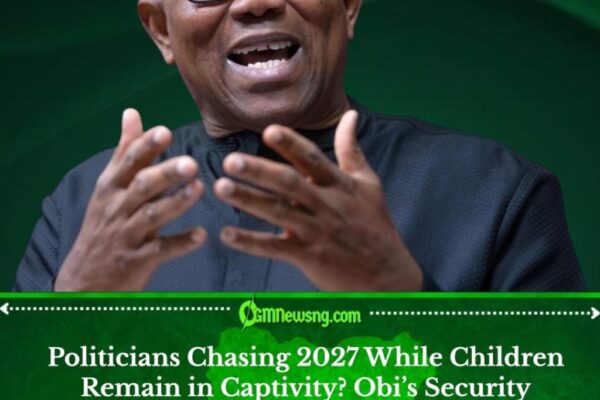 Security: Peter Obi Criticises Leaders for Focusing on Elections While Schoolchildren Remain Captive