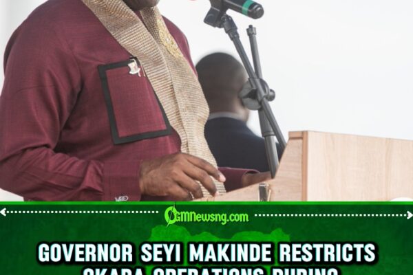 Governor Seyi Makinde Orders Restrictions on Commercial Motorcycles Between 10:30pm and 5:30am