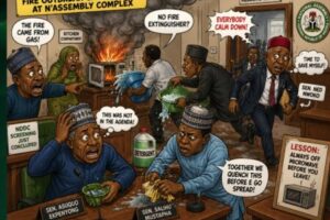 Smoke Invade Senate Wing, Senators Suddenly Become Firefighters