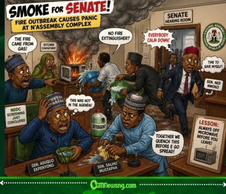 Smoke Invade Senate Wing, Senators Suddenly Become Firefighters