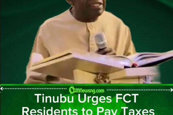 PAY YOUR TAXES OR PARK YOUR COMPLAINTS? TINUBU LINKS ABUJA'S INFRASTRUCTURE BOOM TO REVENUE COMPLIANCE