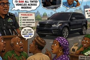 Tinted Vehicles: “If Na Me Get Power, Dark Glass For Vanish” — Police Oga’s Comment Set Social Media On Fire