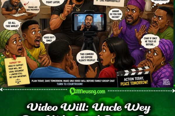 Video Will: Camera Fit End Family Wahala Before Greedy Cousin Even Clear Throat