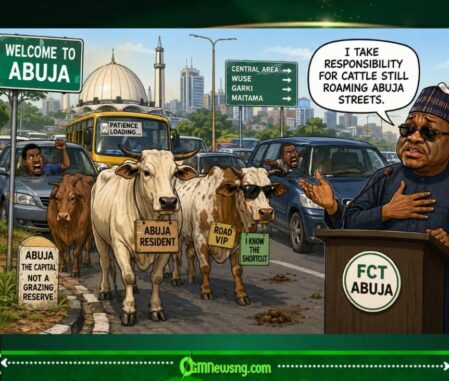 Wike & Cattle: Minister Accept Responsibility As Abuja Cows Continue Their Capital City Tour