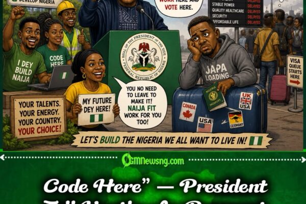 Japa Don Hear Presidential Warning: Tinubu Tell Youths To Drop Suitcase And Pick Nation Building
