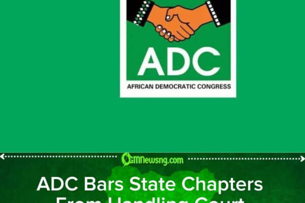 ADC Legal Crackdown Sparks Questions as Party Seizes Full Control of Court Battles Ahead of 2027