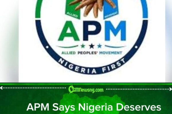 APM Declares Nigeria Deserves Better, Launches Bold 2027 Rescue Pitch as Economic Crisis and Security Failures Dominate Political Battle