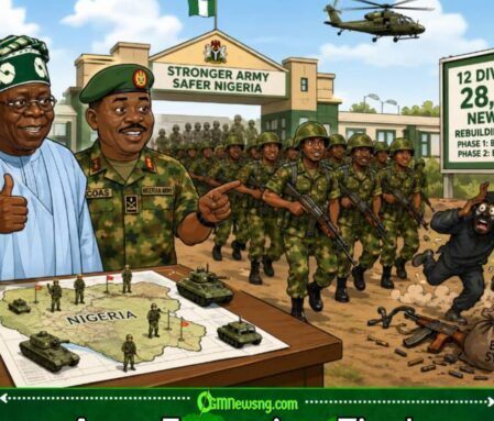 Army Expansion: Tinubu Recruit 28,000 Fresh Soldiers—Bandits Fit Don Begin Count Their Last Days?