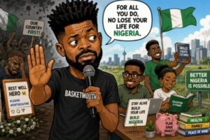 Basketmouth Say No Turn Yourself to Hashtag for Nigeria