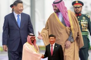 China and Saudi Arabia Agree to Trade Oil Using Yuan, replacing the US dollar from gulf countries.