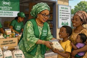 Community Food Bank Don Land! Hunger Dey Check Calendar as Mama Nigeria Promise Better Belle