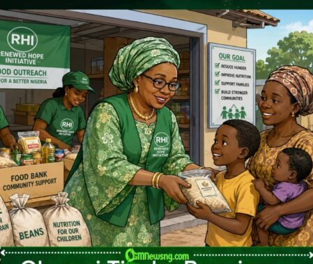 Community Food Bank Don Land! Hunger Dey Check Calendar as Mama Nigeria Promise Better Belle