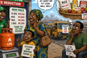 Cooking Gas Price Reduction Don Land, But Nigerians Still Dey Ask: “Who Go Reduce Every Other Thing?”