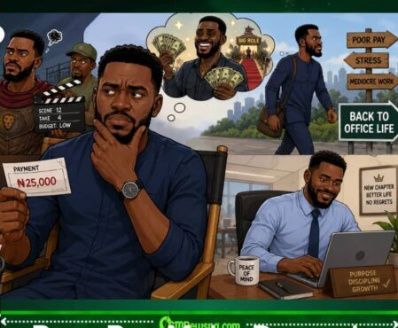 DEYEMI OKANLAWON CHECK SALARY ALERT, TELL CAMERA: "ABEG, I DEY GO OFFICE!"