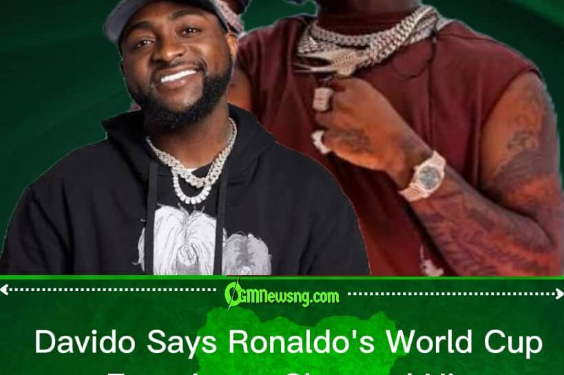 Davido Reveals Biggest Fear in Music, Says Cristiano Ronaldo's World Cup Experience Changed His Perspective
