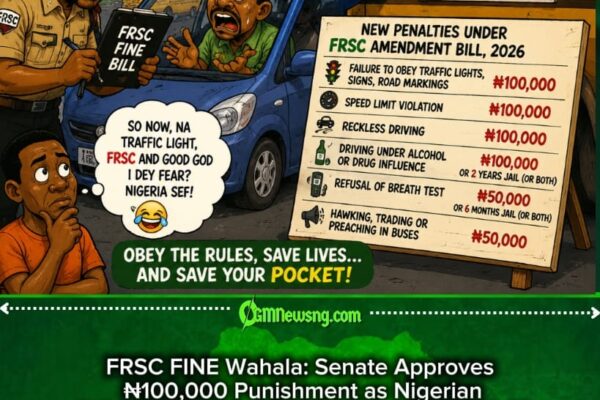 FRSC FINE Storm: Senate Drops ₦100,000 Traffic Hammer as Nigerian Roads Enter New Enforcement Era