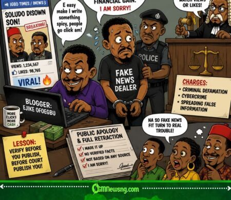 Fake News Wahala: Blogger’s Viral Stories Carry Enter Court As Soludo Family Saga Explode