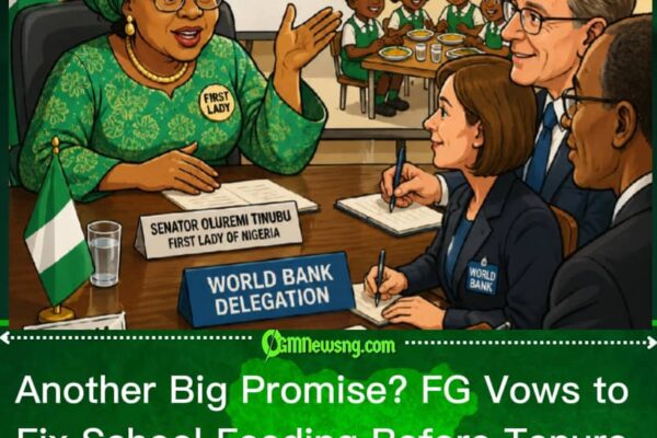 Belle Go Sweet? Federal Government Promise Say Better School Feeding Don Land for Road Before Tinubu Tenure End!"