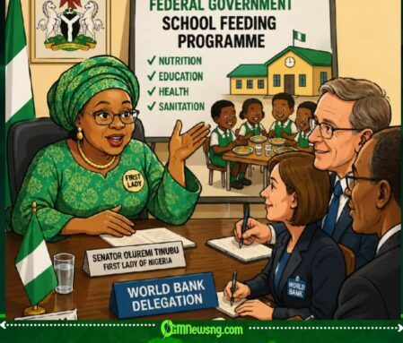 Belle Go Sweet? Federal Government Promise Say Better School Feeding Don Land for Road Before Tinubu Tenure End!"