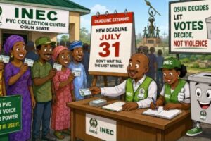 PVC Never Expire? INEC Give Osun Voters Extra Time Make Dem No Get Excuse Again