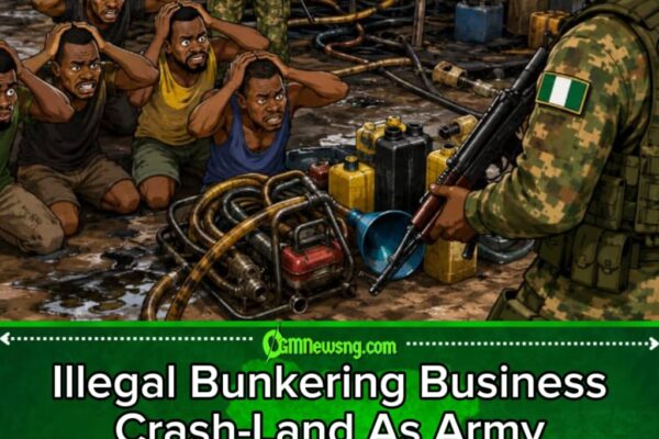 Illegal Bunkering Don Turn Lagos To Underground Filling Station? Army Burst Six Suspects' Secret Jackpot