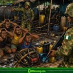 Illegal Bunkering Don Turn Lagos To Underground Filling Station? Army Burst Six Suspects' Secret Jackpot