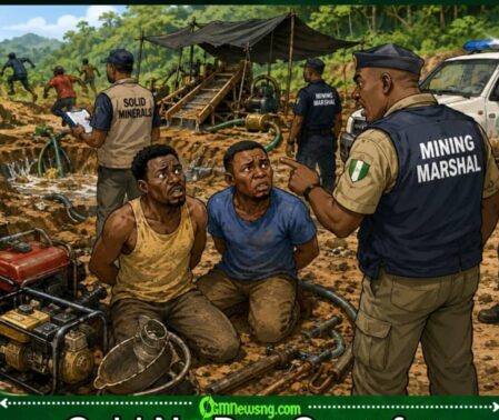 Illegal Mining Don Jam Wall for Osun: FG Carry Two Suspects, Bush Begin Do Overtime!