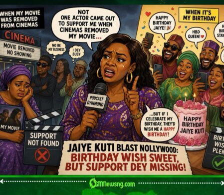 Jaiye Kuti Blast Nollywood: “Birthday Wish Sweet, But Nollywood Support Dey Always Missing?”