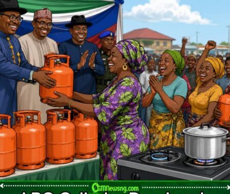 SHOCKING Reality: Bayelsa Government Shares LPG Cylinders, Residents Cry, “Refill Money Dey Where?”