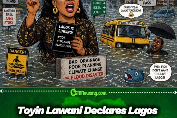 Lagos Floods: “Lagos Is Sinking!” — Toyin Lawani’s Emotional Cry Reignites Questions About the City’s Flood Crisis