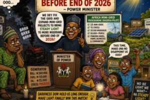 Light Say E Dey Come, Generator Begin Dey Sweat Before End of 2026