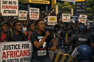 No Be Data We Come Buy!” — Students Reportedly Storm MTN Headquarters Over Xenophobic Attacks