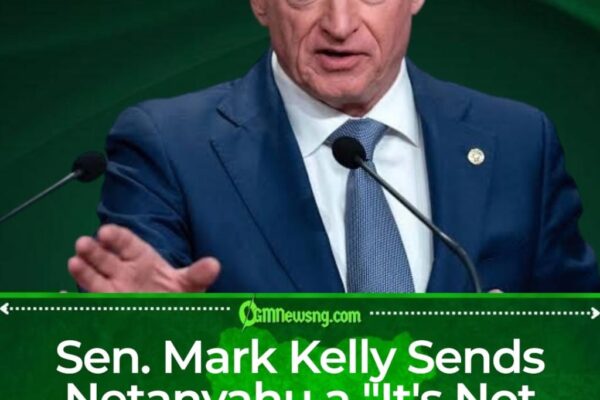 Sen. Mark Kelly Separates Support for Israel From Criticism of Its Government