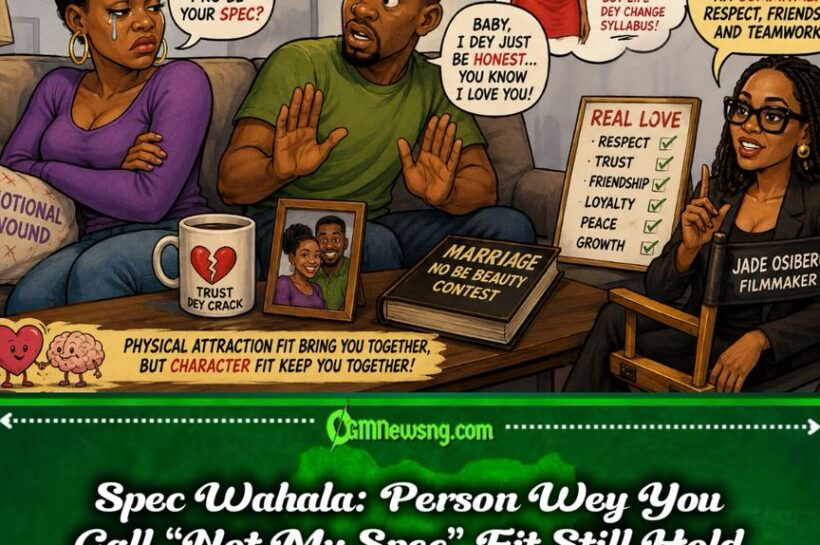 Spec Wahala: “You No Be My Spec” Fit Hurt Marriage Pass Broken Phone Screen, Filmmaker Tok So