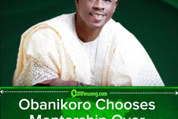 Obanikoro Parks His Governor's Dream, Opens the Mentorship Lane Instead