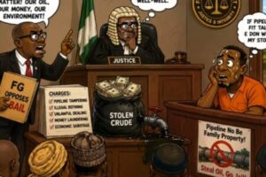 Oil Thief: FG Say “No Be Every ‘Abeg’ Go Turn Bail” As Court Sidon Ontop Big Pipeline Wahala