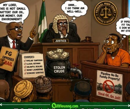 Oil Thief: FG Say “No Be Every ‘Abeg’ Go Turn Bail” As Court Sidon Ontop Big Pipeline Wahala