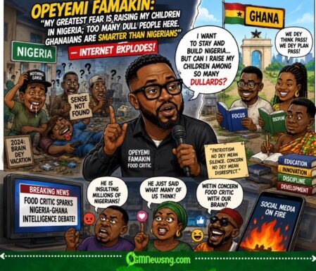 Opeyemi Famakin Say Future Pikin Fit Dey Surrounded By Dullards As Nigeria-Ghana Brain Debate Burst Internet