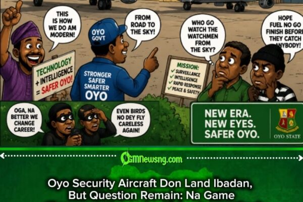 ALERT! Oyo Security Aircraft Don Arrive Ibadan, But Big Fight Don Start Over Who Go Control the Flying Eye