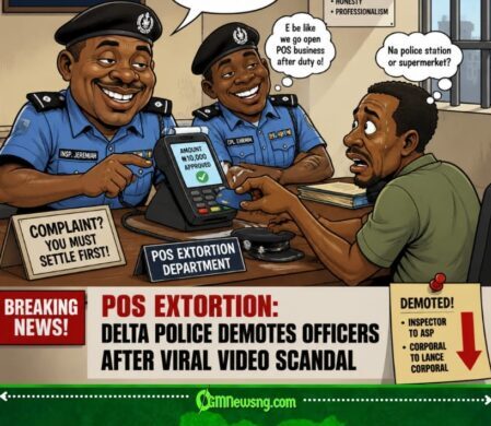 POS Extortion: Delta Police Demotes Officers After Viral Money Collection Video Causes Public Storm
