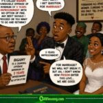 “Na Love We Come Do, Wetin Prison Dey Find Here?” – Peller Scatter Court Wedding with Question Wey Make Everybody Laugh