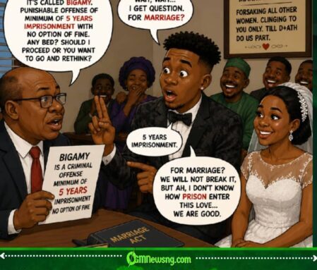 “Na Love We Come Do, Wetin Prison Dey Find Here?” – Peller Scatter Court Wedding with Question Wey Make Everybody Laugh