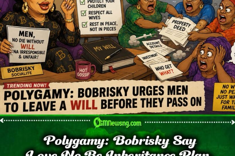 Polygamy: “Marry Plenty Wives If You Like, But No Die Without Will” — Bobrisky Sparks Serious Debate