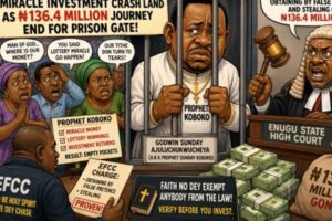 Prophet Koboko: Miracle Investment Crash Land As ₦136.4 Million Journey End For Prison Gate